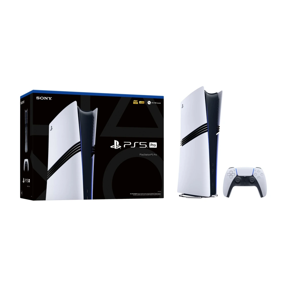 Sony PlayStation 5 Pro Digital Edition 2TB White – 16.7 TFLOPS GPU, PSSR, 2TB SSD, 4K 120Hz – USA Version Sony PlayStation 5 Pro Digital Edition 2TB White
