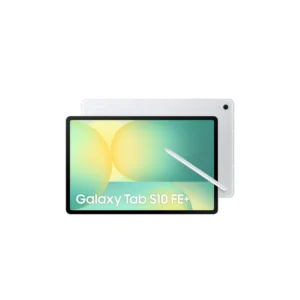 Samsung Galaxy Tab S10 FE+ 5G 128GB Silver on white background