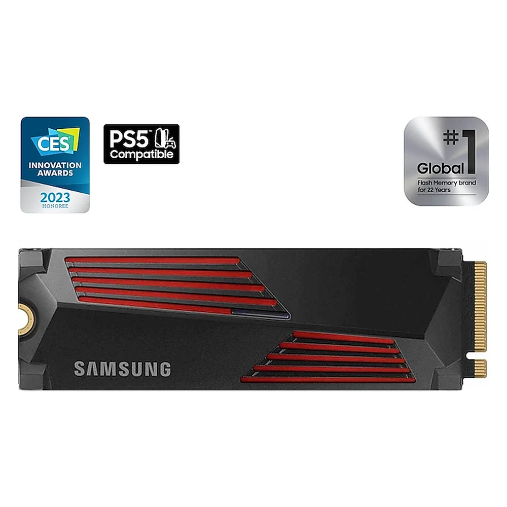 Samsung 990 PRO with Heatsink 4TB NVMe SSD - PCIe 4.0 M.2 2280, 7450MB/s Read, 6900MB/s Write, RGB, PS5 Compatible (MZ-V9P4T0CW) 9 Samsung 990 PRO with Heatsink 4TB in use