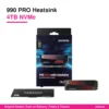 Samsung 990 PRO with Heatsink 4TB