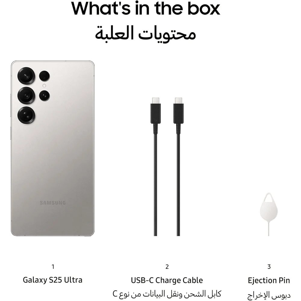 Samsung Galaxy S25 Ultra 256GB Titanium Gray - 200MP Camera, S Pen, Snapdragon 8 Elite, TDRA UAE Version 6 Samsung Galaxy S25 Ultra 256GB Titanium Gray in use