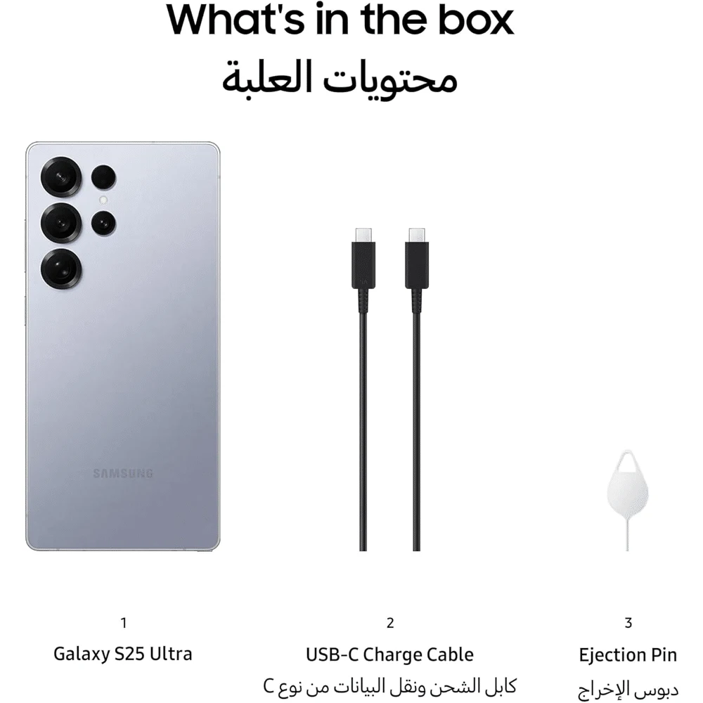 Samsung Galaxy S25 Ultra 256GB Titanium Silverblue - 200MP Camera, S Pen, Snapdragon 8 Elite, TDRA UAE Version 6 Samsung Galaxy S25 Ultra 256GB Titanium Silverblue in use
