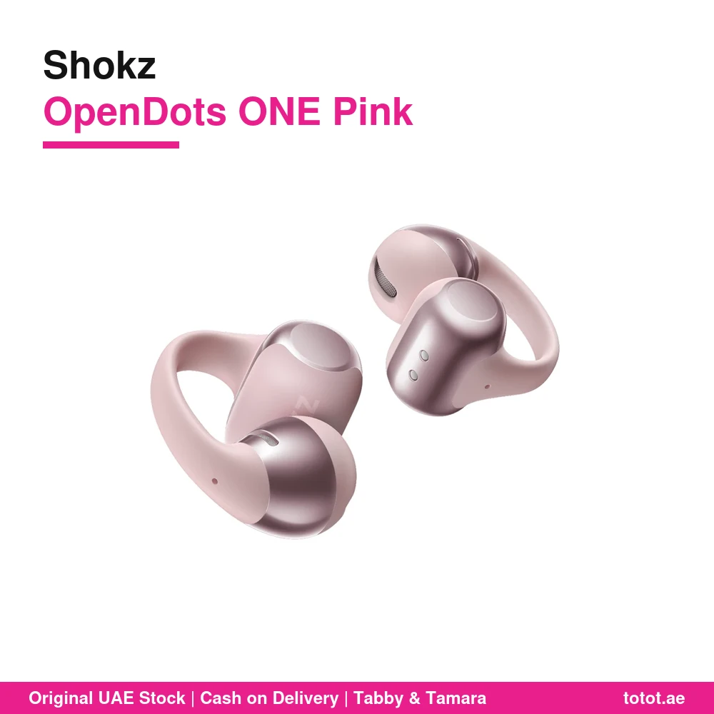 Shokz OpenDots ONE Pink - official Shokz product image Shokz OpenDots ONE Pink
