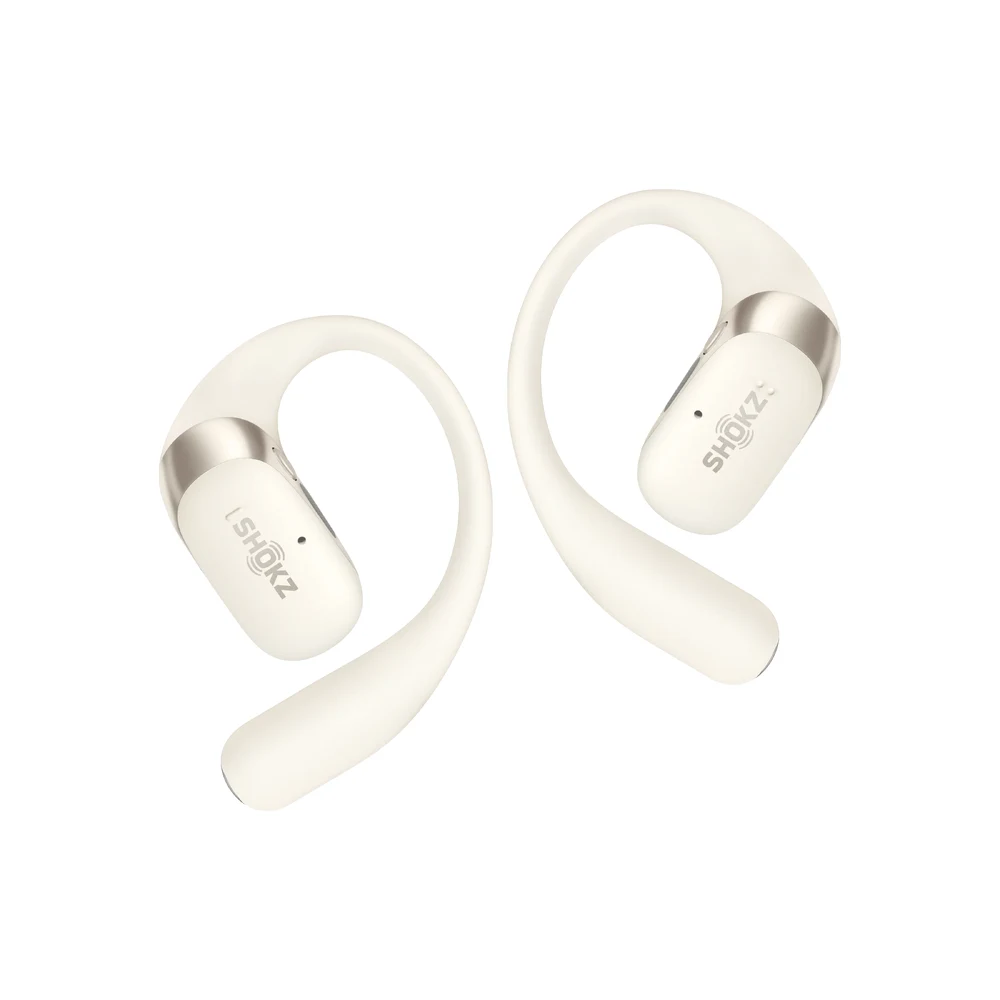Shokz OpenFit 2 Beige - Open-Ear Ear-Hook Earbuds, DualBoost Dual Drivers, 48H Battery, IP55, Buttons 5 Shokz OpenFit 2 Beige detail