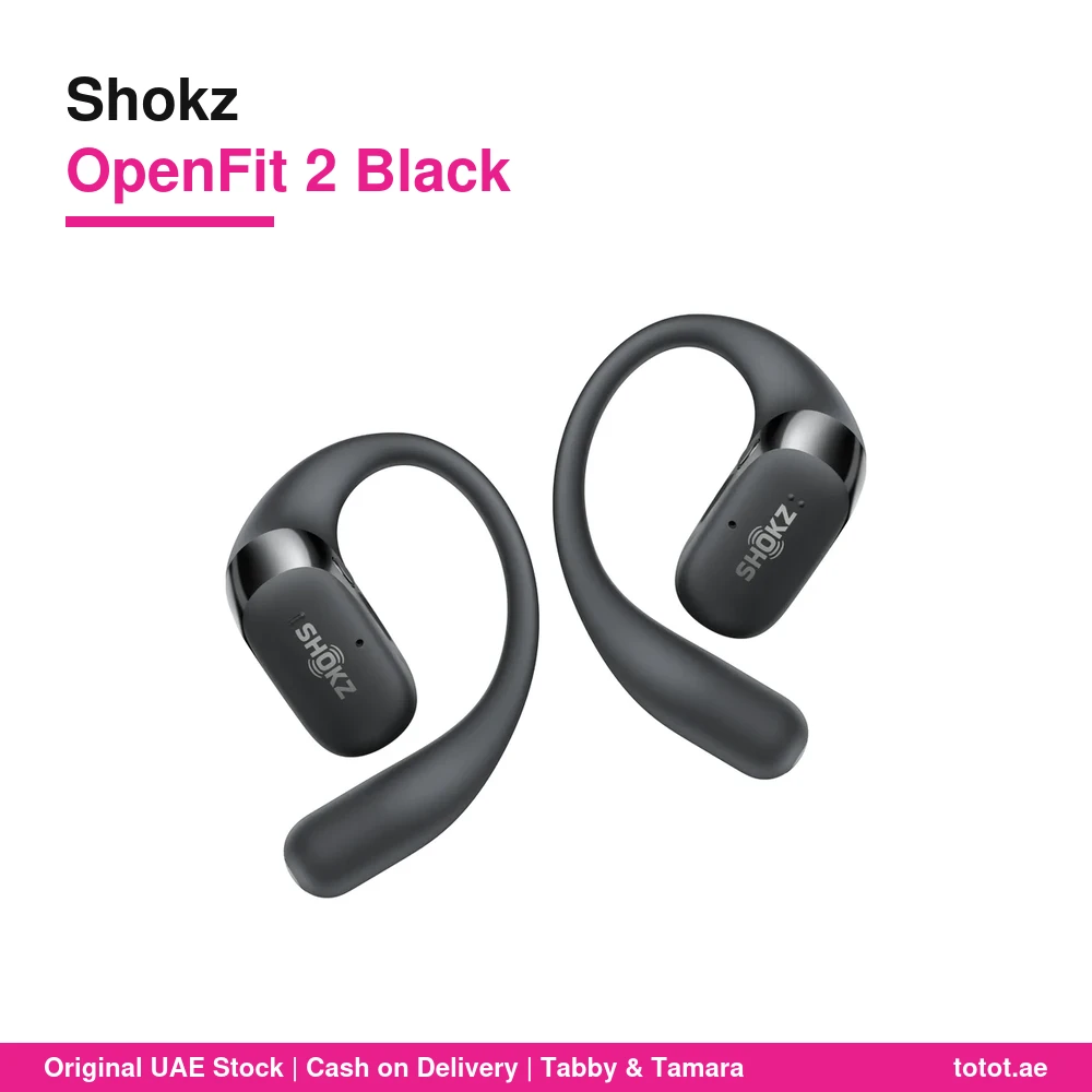 Shokz OpenFit 2+ Black - official Shokz product image Shokz OpenFit 2+ Black