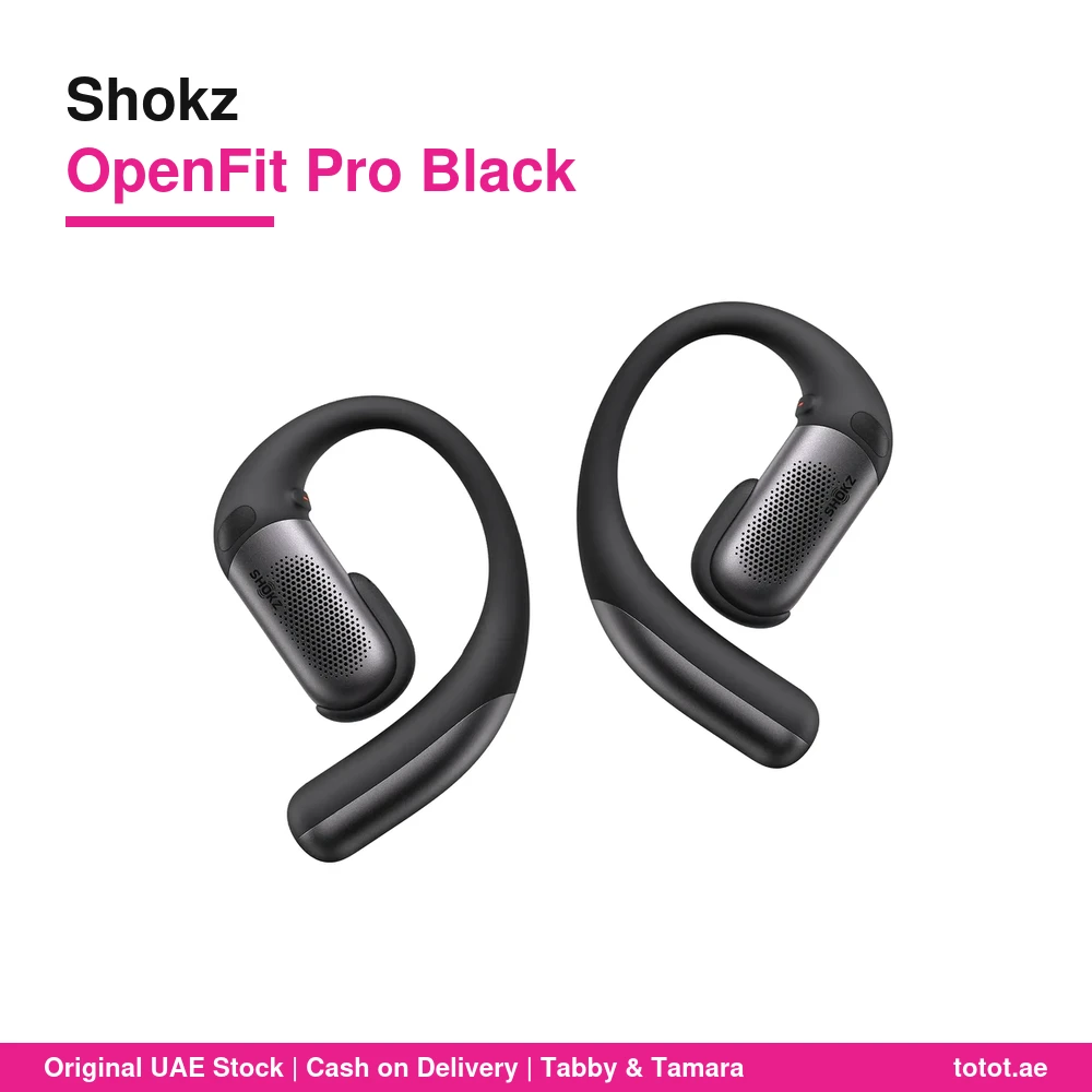 Shokz OpenFit Pro Black - official Shokz product image Shokz OpenFit Pro Black