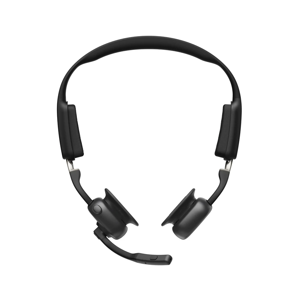 Shokz OpenMeet Black - Open-Ear Office Headset, Dual AI Mics 98.6% Noise Reduction, DualPitch, 15H 5 Shokz OpenMeet Black detail