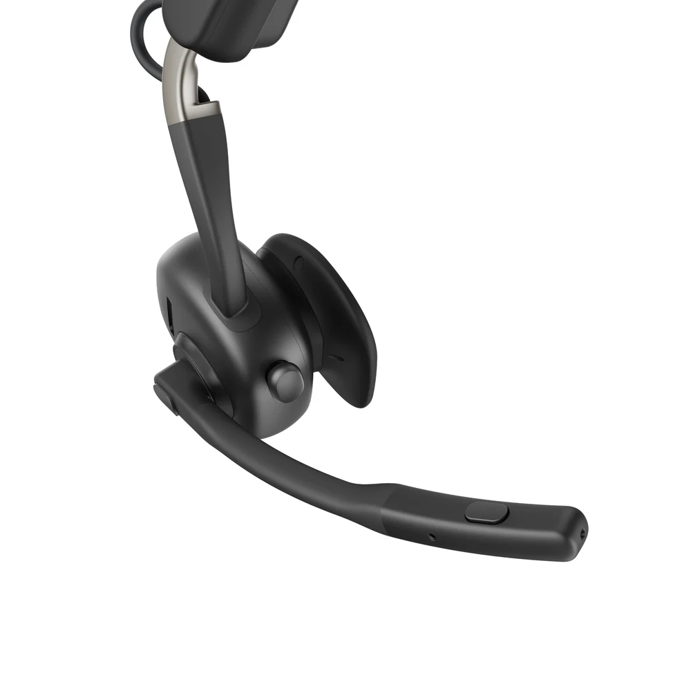Shokz OpenMeet Black - Open-Ear Office Headset, Dual AI Mics 98.6% Noise Reduction, DualPitch, 15H 4 Shokz OpenMeet Black - official product image 3