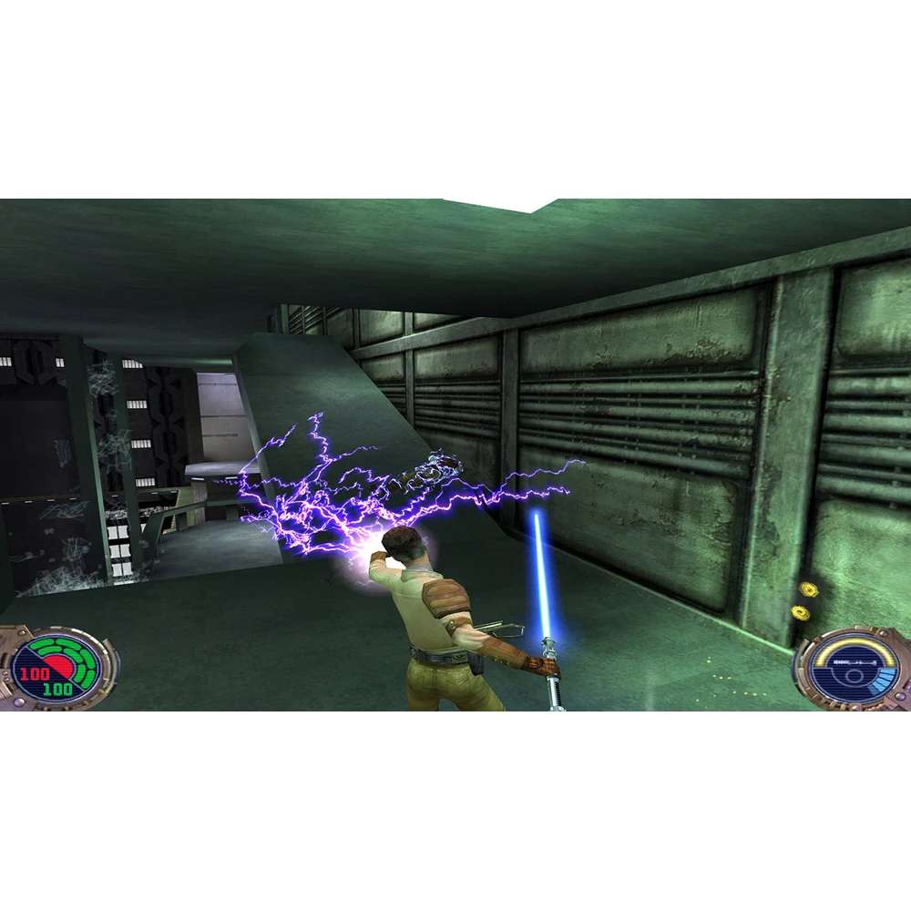 Star Wars Jedi Knight Collection Switch – Jedi Outcast + Jedi Academy, Lightsaber Combat, 16-Player Online Modes, US Edition 7 Kyle Katarn with a lightsaber in Star Wars Jedi Knight Collection Switch