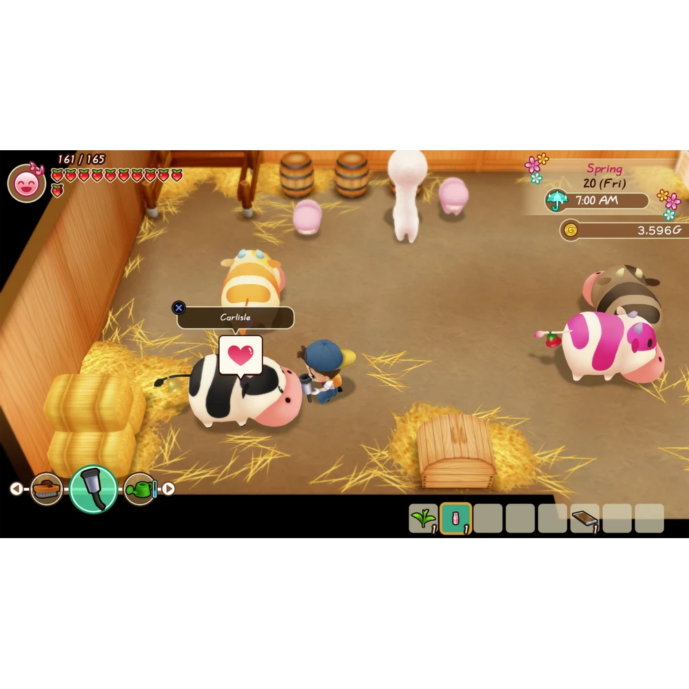 لعبة Story of Seasons Friends of Mineral Town لجهاز PS4 – محاكاة حياة المزرعة، زراعة وتربية مواشٍ، قرص PAL R2 9 لعبة Story of Seasons Friends of Mineral Town PS4
