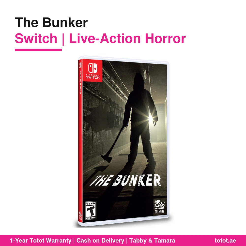 The Bunker Switch – Live-Action FMV Horror Shot in a Real Nuclear Bunker, Adam Brown & Sarah Greene, Region-Free Limited Run Cartridge 1 The Bunker Switch