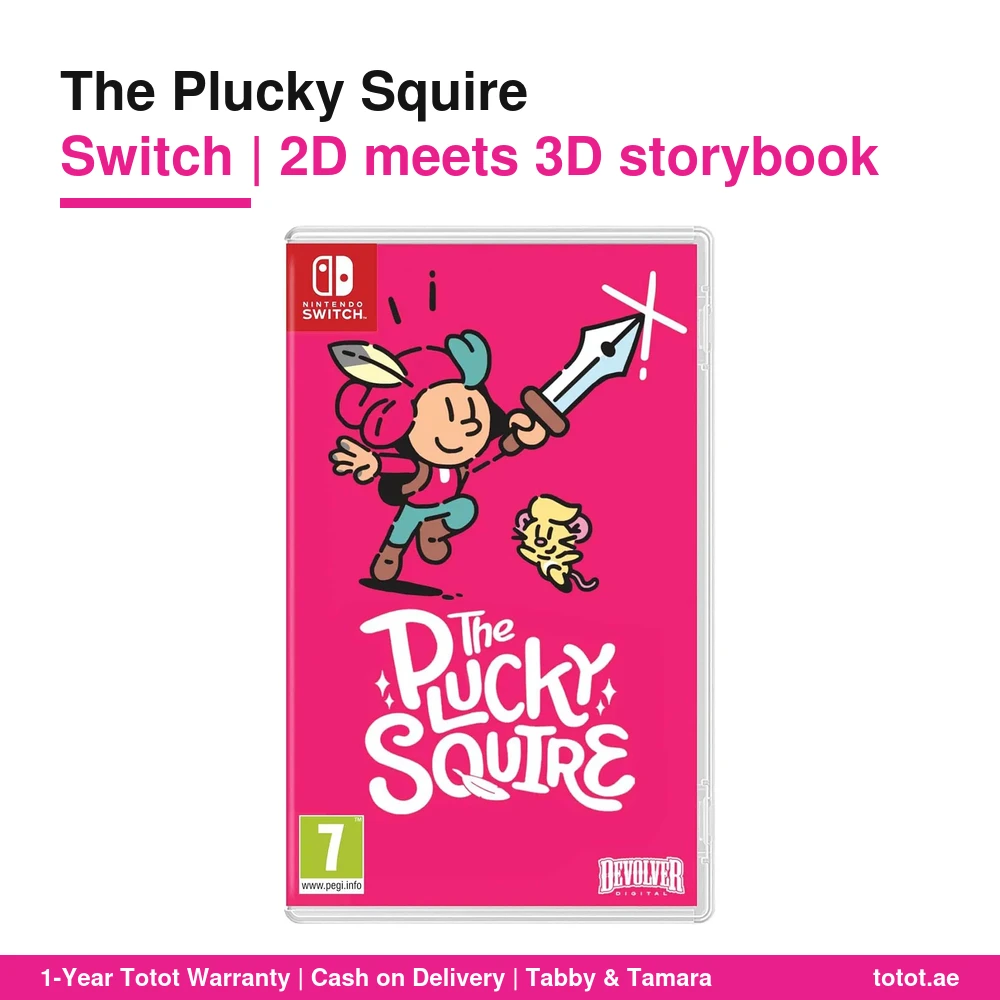 The Plucky Squire Switch – Storybook Adventure Between 2D and 3D, Puzzles, Jetpack Flights, Badger Boxing, Physical EU Edition 1 The Plucky Squire Switch