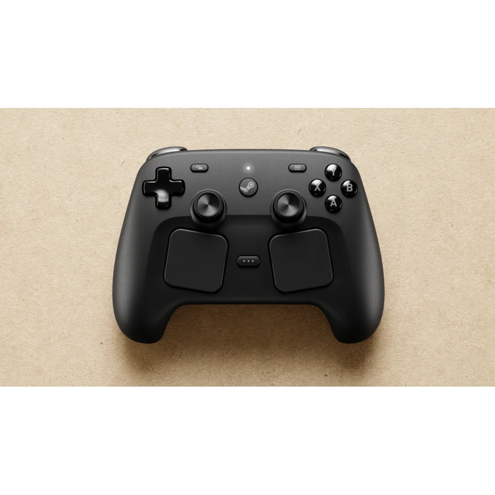 يد تحكم Valve Steam Controller (2026) - عصي مغناطيسية TMR، لوحتا لمس بردود فعل لمسية، جيروسكوب Grip Sense وبطارية تتجاوز 35 ساعة 11 لوحتا اللمس المربعتان