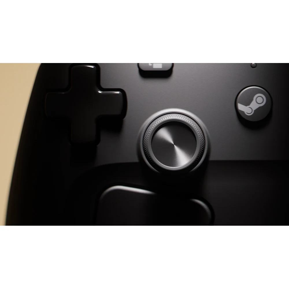 يد تحكم Valve Steam Controller (2026) - عصي مغناطيسية TMR، لوحتا لمس بردود فعل لمسية، جيروسكوب Grip Sense وبطارية تتجاوز 35 ساعة 14 العصي المغناطيسية TMR