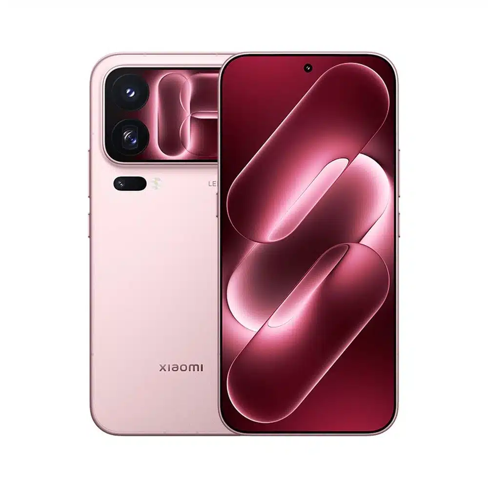 هاتف شاومي 18 برو ماكس 16GB/512GB وردي خوخي جليدي (النسخة الصينية) - Snapdragon 8 Elite Extreme Gen 6، شاشة خلفية 2.9 بوصة، بطارية 8500 مللي أمبير، شحن 100 واط، كاميرتا Leica بدقة 200 ميجابكسل 4 شاومي 18 برو ماكس 512 جيجا رام 16 وردي من الخلف والأمام