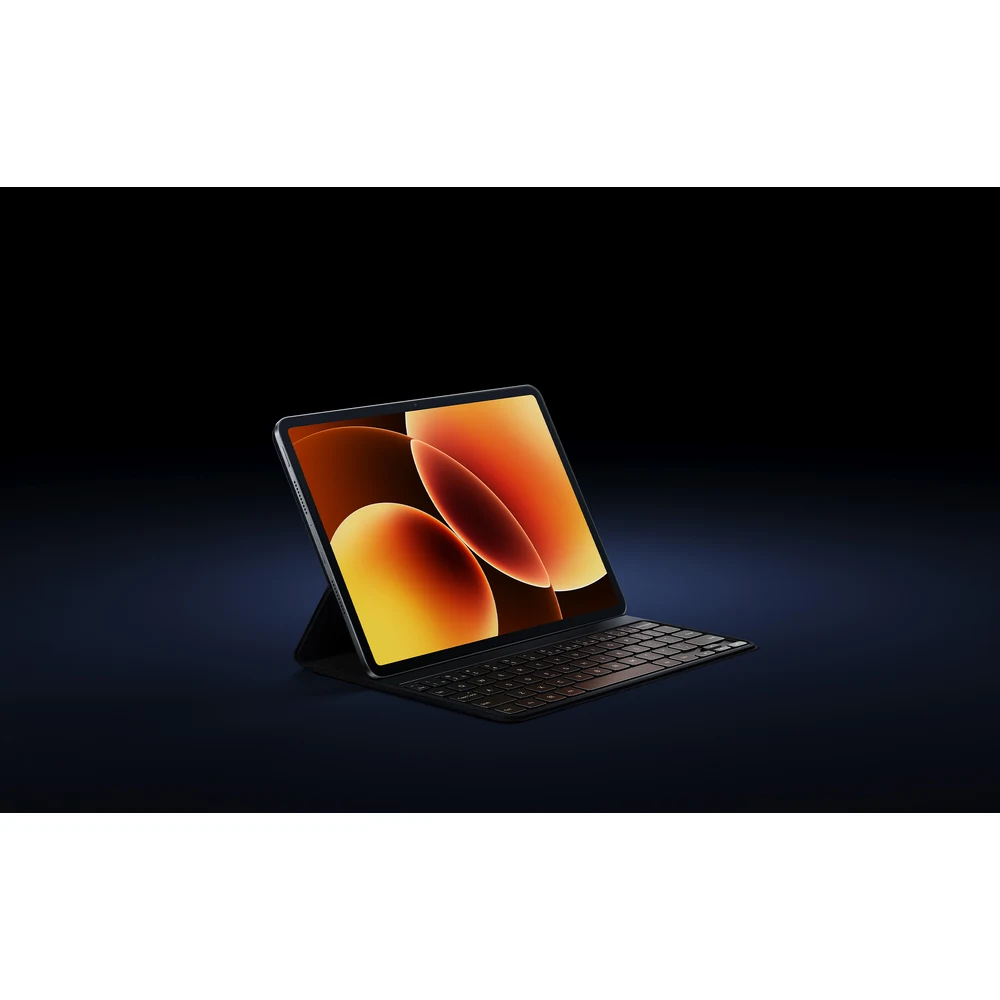 لوحة مفاتيح Xiaomi Pad 8 / 8 Pro الرسمية – غطاء لوحة مفاتيح مغناطيسي بموصلات Pogo، عمق ضغطة 1.3 ملم، تشغيل وإطفاء تلقائي، حامل بزاوية 120 درجة، وزن 320 غراماً 6 تابلت Xiaomi Pad 8 مثبت على لوحة المفاتيح الرسمية