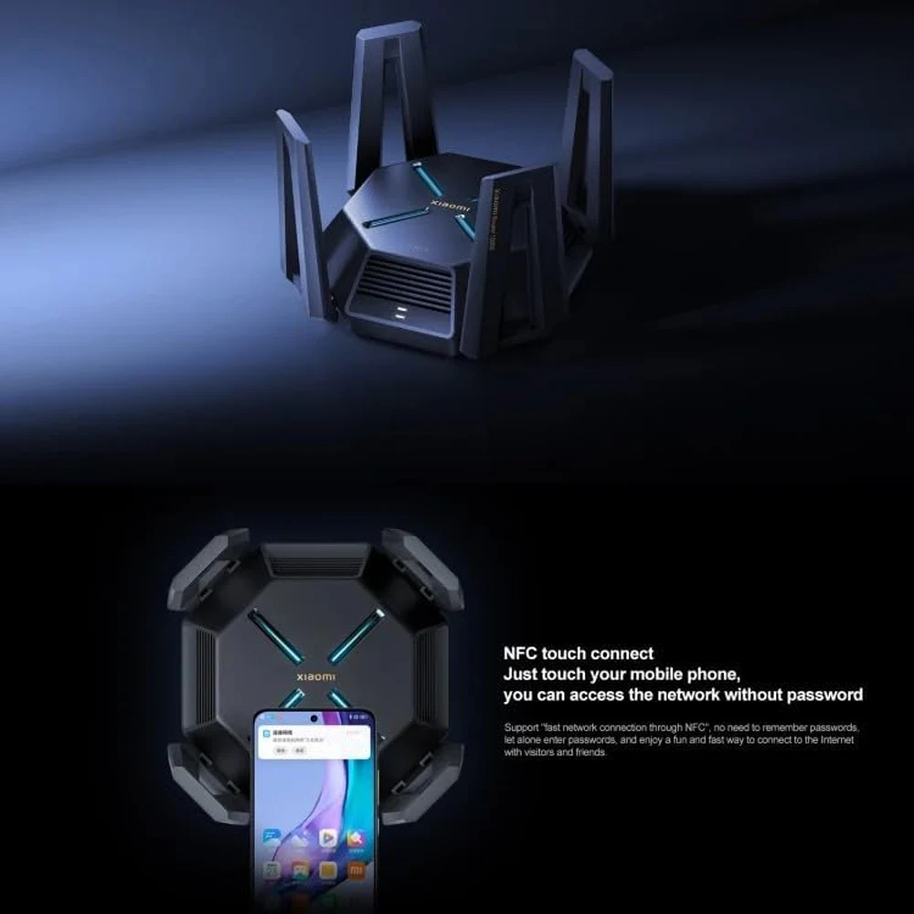 Xiaomi Router BE10000 WiFi 7 Tri-Band Mesh Router with 10G Port, SFP+ and 4x 2.5G LAN - Chinese Version 5 Xiaomi Router BE10000 - official product image 4