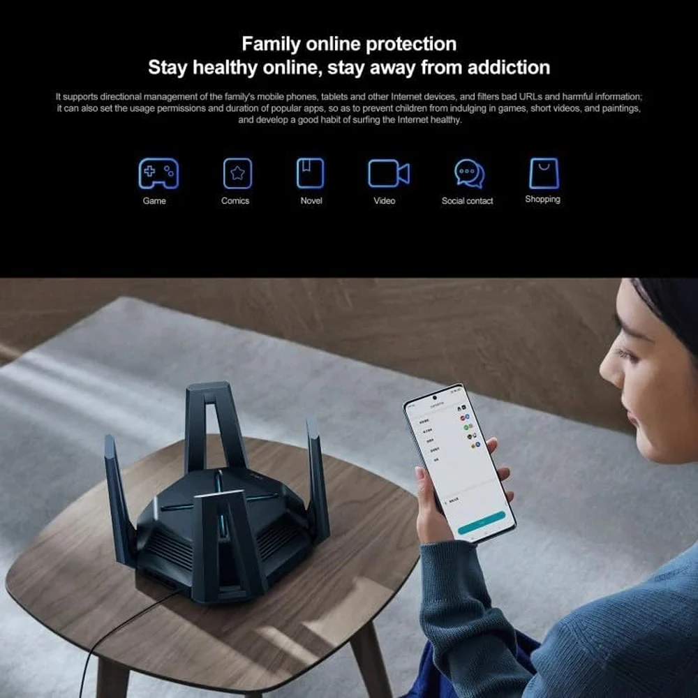 Xiaomi Router BE10000 WiFi 7 Tri-Band Mesh Router with 10G Port, SFP+ and 4x 2.5G LAN - Chinese Version 7 Xiaomi Router BE10000 - official product image 6