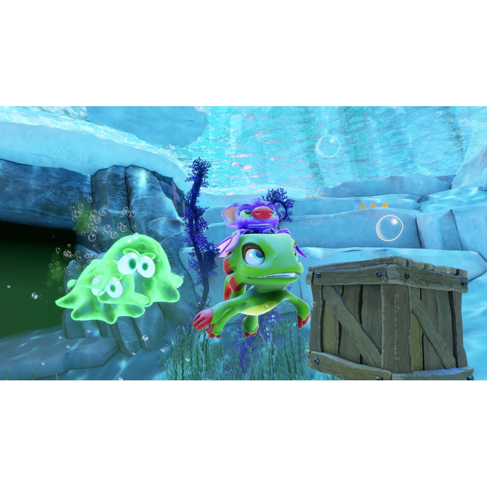 Yooka-Replaylee Switch 2 – Remastered 3D Platformer, Overhauled Art & Animation, New World Map & Tracker, Kirkhope & Wise Orchestral Score, Physical Edition 8 Yooka and Laylee exploring in Yooka-Replaylee