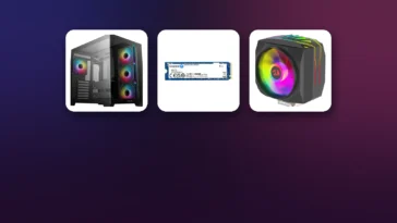 PC parts at Totot: motherboard, processor, SSD and CPU cooler