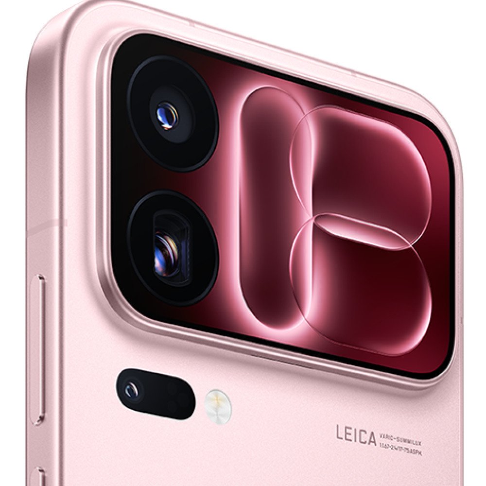 هاتف Xiaomi 18 Pro Max Global ROM Pink بذاكرة 16GB وسعة 512GB (نسخة صينية بنظام عالمي) – Google Play، واجهة عربية، بطارية 8500mAh، شحن 100W، كاميرتان 200MP من Leica 6 ألوان هاتف Xiaomi 18 Pro Max ومنها الوردي الخوخي إلى اليسار